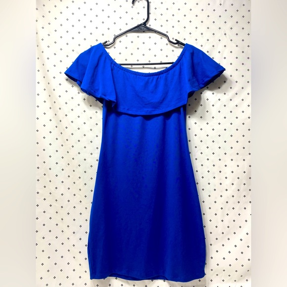 Short dark blue dress - Picture 1 of 1
